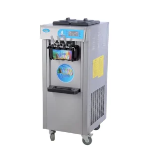 Professional Automatic Ice Cream Maker Electric 3 Nozzle Soft Ice Cream Machine Restaurant Use