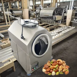 Professional Automatic Stainless Steel Coffee Bean Nut Roaster Machine Electric Gas Heating High Efficiency 0.5-5kg Batch