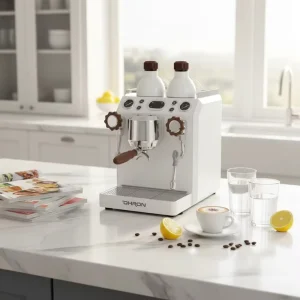 Professional Barista Espresso Maker PID Hybrid Boiler Milk Frother for Cafe Shop