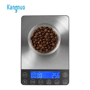 Professional Blue Backlit LCD Display Timer Tare PCS Unit Switch Electronic Kitchen Weighing Scale Digital Food