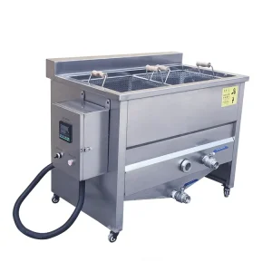 Professional CE Certificate Freidora Kitchen Equipment Electric Gas Industrial Deep Fryer with 2 Tank