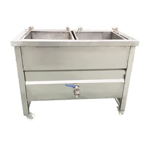 Professional CE Certified Industrial Deep Fat Fryer with 2 Tanks Kitchen Equipment Electric Gas Freidora Core Component Motor