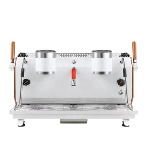 Professional Cappuccino Maker Electronic Semi-auto Double Head Espresso Coffee Machine for Cafe