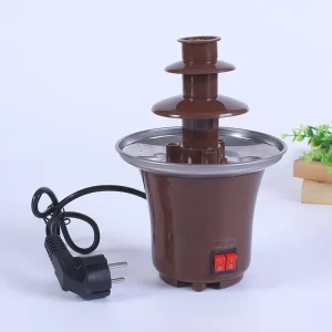 Professional Chocolate Fountain Machine Display Waterfall Melting Pot Tower of Candy