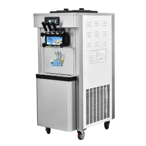 Professional Commercial Automatic 3 Flavors Fruit Ice Cream Maker Soft Serve Ice Cream Machine for Restaurant Milk Shop