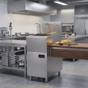 Professional Commercial Gas Deep Fryer Floor Standing Stainless Steel Deep Fryer for Restaurant Kitchen Equipment