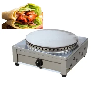 Professional Commercial LPG Gas Crepe and Pancake Maker Rotating Crepe Maker Machine