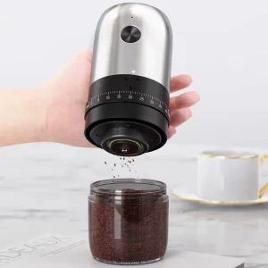 Professional Commercial Portable Household Coffee Grinder 64mm Electric Stainless Steel