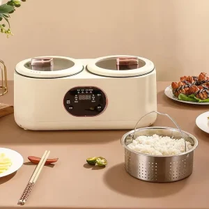 Professional Double Rice Cooker 4L Options Multi Fonction Rice Cooker Professionnel for Restaurant Use
