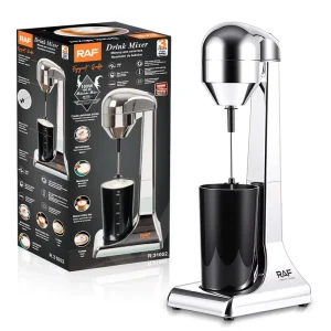 Professional Drink Mixer Milkshake Maker Beverage Blender Stainless Steel Electric Frother Tabletop Fountain Mixer