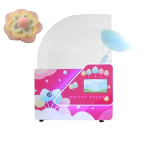 Professional Electric Automatic Cotton Candy Making Machine for Home & Bakery Use 220V High Productivity