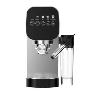 Professional Electric Plastic Espresso Coffee Maker 20 Bars Pressure Digital Control App Controlled Programmable Automatic Milk