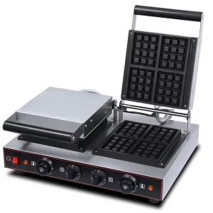 Professional Electric Restaurant Waffle Maker with Timer Multifunctional Automatic for Hotels