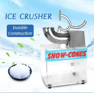 Professional Electric Snow Cone Machine Commercial Industrial Shaver Ice Crusher