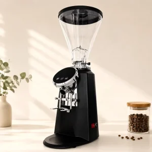 Professional Espresso Grinding Machine Heavy Duty Commercial Coffee Mill for Coffee Shops with Large Capacity Hopper