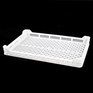 Professional Food Grade Stackable Plastic Drying Tray With Grid Design for Date Harvest Fruit Dehydrator Softgel Drying Curing