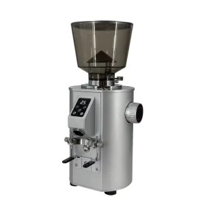 Professional High Quality Stainless Steel 64mm Flat Burr Coffee Grinder with Timed Dosing Heavy Duty Commercial Use High Level