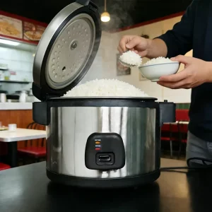 Professional Kitchen Cooking Intelligent Stainless Steel 12 Liter 13 Liter Commercial Electric Large Rice Cooker