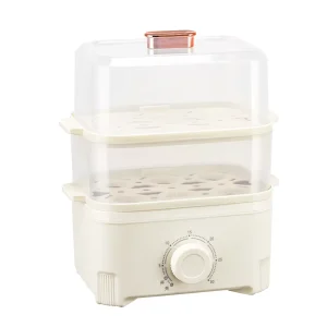 Professional Large Capacity Egg Cooker and Steamer Stainless Steel Inner Pot Quiet and Keeps Warm
