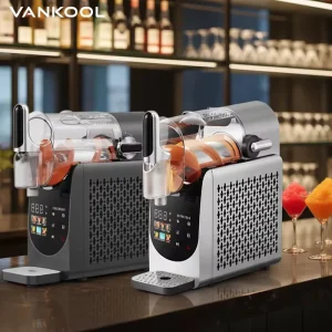 Professional Mini 1.8L Automatic Ice Cream Maker Portable Electric Household Frozen Slushie Drink Machine for Home Use