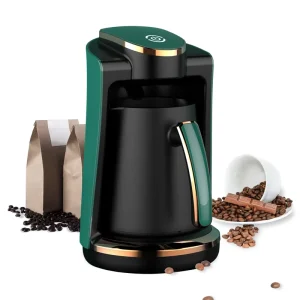 Professional Mini Electric Automatic Turkish Coffee Maker Stainless Steel Housing 250ml Capacity Portable for Outdoor Use ROHS