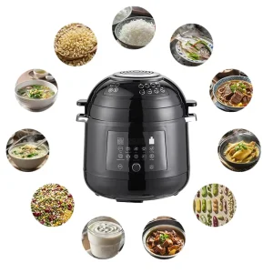 Professional Multifunction Air Fryer 10 in 1 Electric Pressure Cooker Stainless Steel Non Stick Coating Aluminum Inner Pot