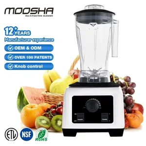Professional NSF Certified Coffee Shop Kitchen Countertop Heavy Duty Knob Commercial Blender