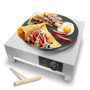 Professional Pancake Maker Machine Single Plate Electric Crepe Machine Heavy Duty Commercial