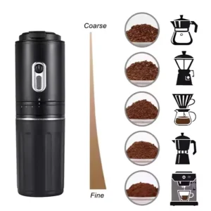 Professional Portable Electric Espresso Grinder Coffee Machine Adjustable Manual Coffee Capsule Machine