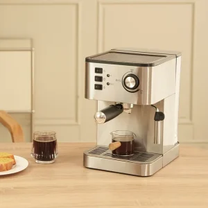 Professional Semi Automatic Electric Stainless Steel Commercial Coffee Maker Barista Espresso Machine for Hotel & Household Use