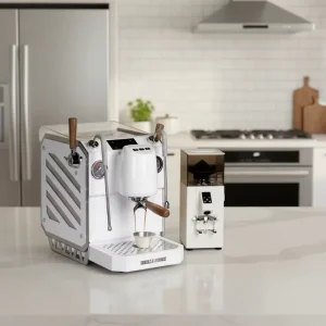 Professional Semi Automatic Espresso Machine Stainless Steel Hot Water System 9 Bars Pressure Commercial Use