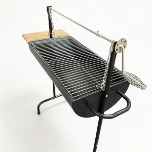 Professional Spit Roaster Barbecue Grill with Rotisserie for Large Backyard Party