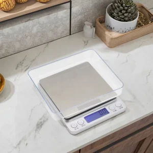 Professional Stainless Steel ABS Smart Digital Kitchen Scale with LCD Display Multi functional Cooking Food Scale
