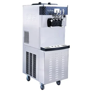Professional Stainless Steel Commercial Soft Ice Cream Maker 2+1 Flavors Ice Cream Maker Machine