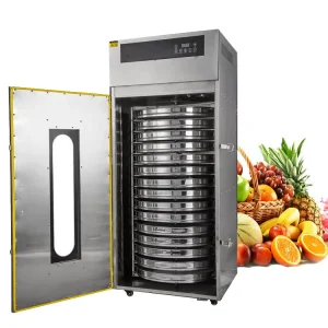 Professional Stainless Steel Digital Dehydrator Industrial Use Fruit Vegetable Drying Machine Huge Volume Efficient