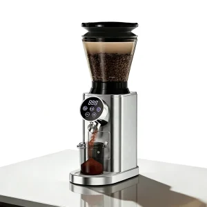Professional Stainless Steel Flat Burr Electric Quiet Operation Espresso Commercial Coffee Bean Grinder