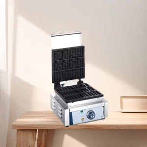Professional Waffle Maker 6 Plates Cast Iron Waffle Maker Machine for Kids
