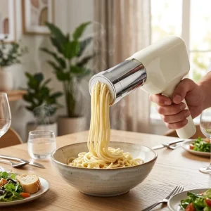 Professional Wireless Electric Household Stainless Steel Pasta Machine Noodle Maker