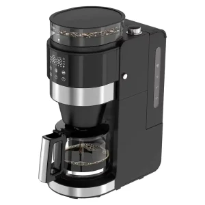 Programmable 8-Cup Automatic Drip Coffee Maker Stainless Steel Housing Auto Shut off Auto Pause Removable Filter Basket