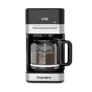 Programmable Glass Housing 1.8L Capacity Electric Semi Automatic Drip Coffee Machine Anti Drip Function 1000W