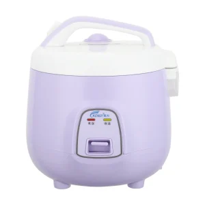 Purple Mini Rice Cooker Electric Household and Kitchen Appliances 1.6L 350W Portable Lunch Box