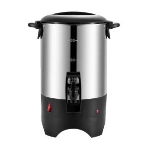 QBH172 Electric Tea Kettle 30 Cups Stainless Steel Coffee Pot 5L Boiling Water Kettle Wax Melter Water Boiler