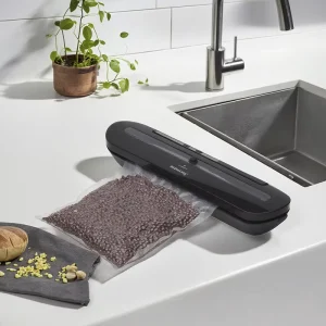 QH 02 Automatic Vacuum Sealer Machine 80W Electric Food Preservation Sealer for Household Kitchen Food Storage