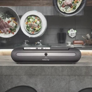 QH 02 Automatic Vacuum Sealer Machine 80W Electric Food Preservation Sealer for Household Kitchen Sous Vide