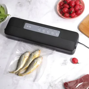 QH 56 Automatic Vacuum Sealer Machine 120W Electric Food Preservation Sealer Detachable Household Kitchen Storage