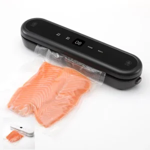 QH-69 Automatic Vacuum Sealer Machine 100W Portable Electric Food Preservation Sealer for Household Kitchen Storage