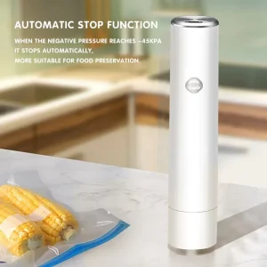 QH H20 Portable Handheld Vacuum Sealer Machine USB Rechargeable Food Sealer for Household Kitchen Outdoor Food Storage