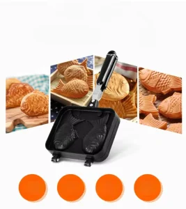 Quality Customized Household Aluminum Non-Stick Taiyaki Waffle Maker