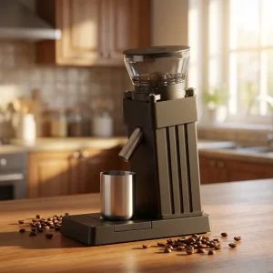 Quantitative 41MM Conical Burr Rechargeable Portable Electric Espresso Coffee Grinder Machine With Built-in Scale 110V 220V