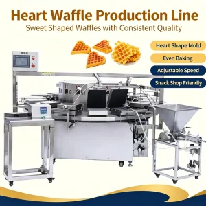 Quick Installation Plug and Play Integrated Shorten Factory Equipment Commissioning Time Waffle Production Line
